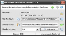 Marxio File Checksum Verifier